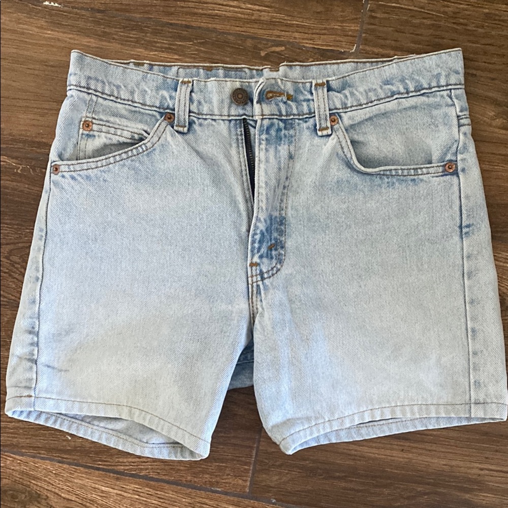 Levi's Blue Jean Shorts High-Waisted Vintage